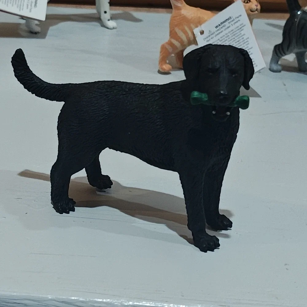 Safari Ltd Dog & Cat Bundle of 5 Dalmation Golden Retriever Black Lab Tabby‎ ZA1